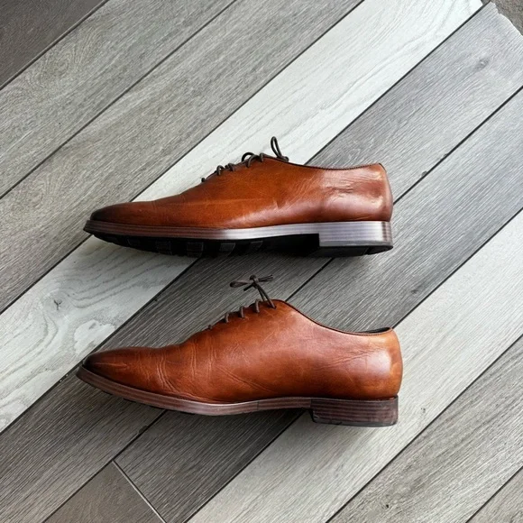 Cole Haan Brown Leather Oxfords - Picture 5 of 7